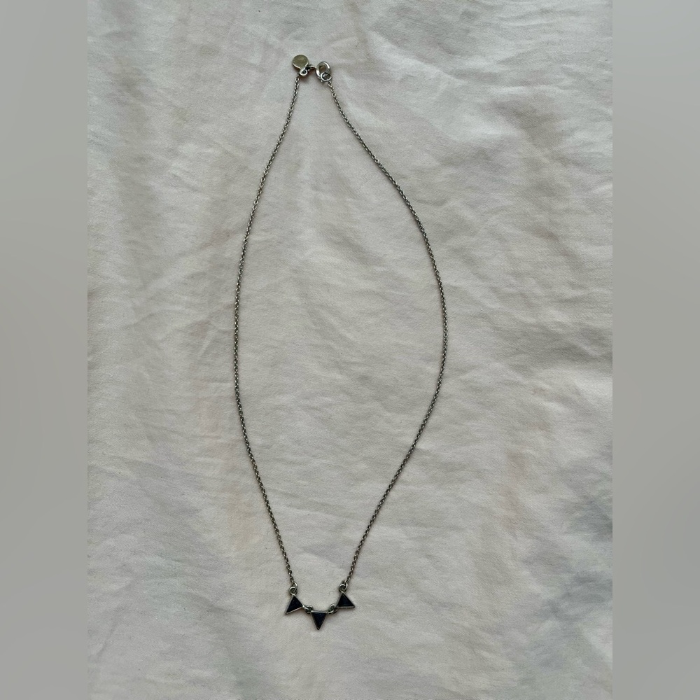 ANN TALOR LOFT 3 Little Triangle Necklace